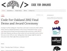 Tablet Screenshot of codeforoakland.org